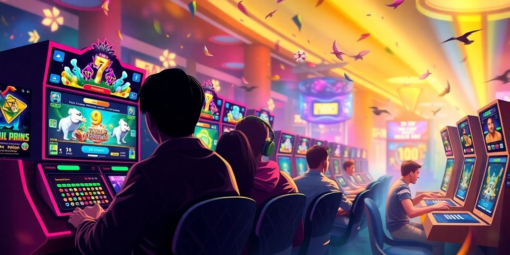 Players enjoying online gaming and betting excitement.