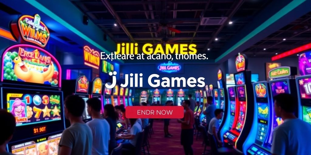 Colorful slot machines in a lively gaming environment.