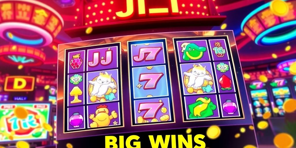 Exciting Jili slot game reels in a casino setting.